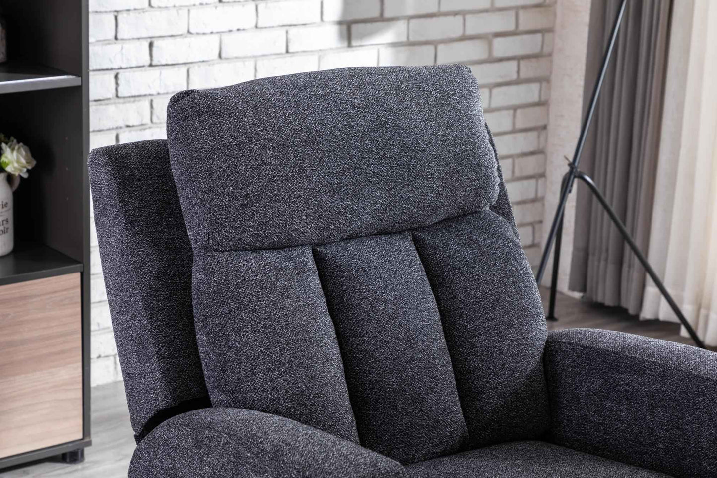 Sofá Individual Reclinable Manual Con Calefacción - Alex Bazar Mx
