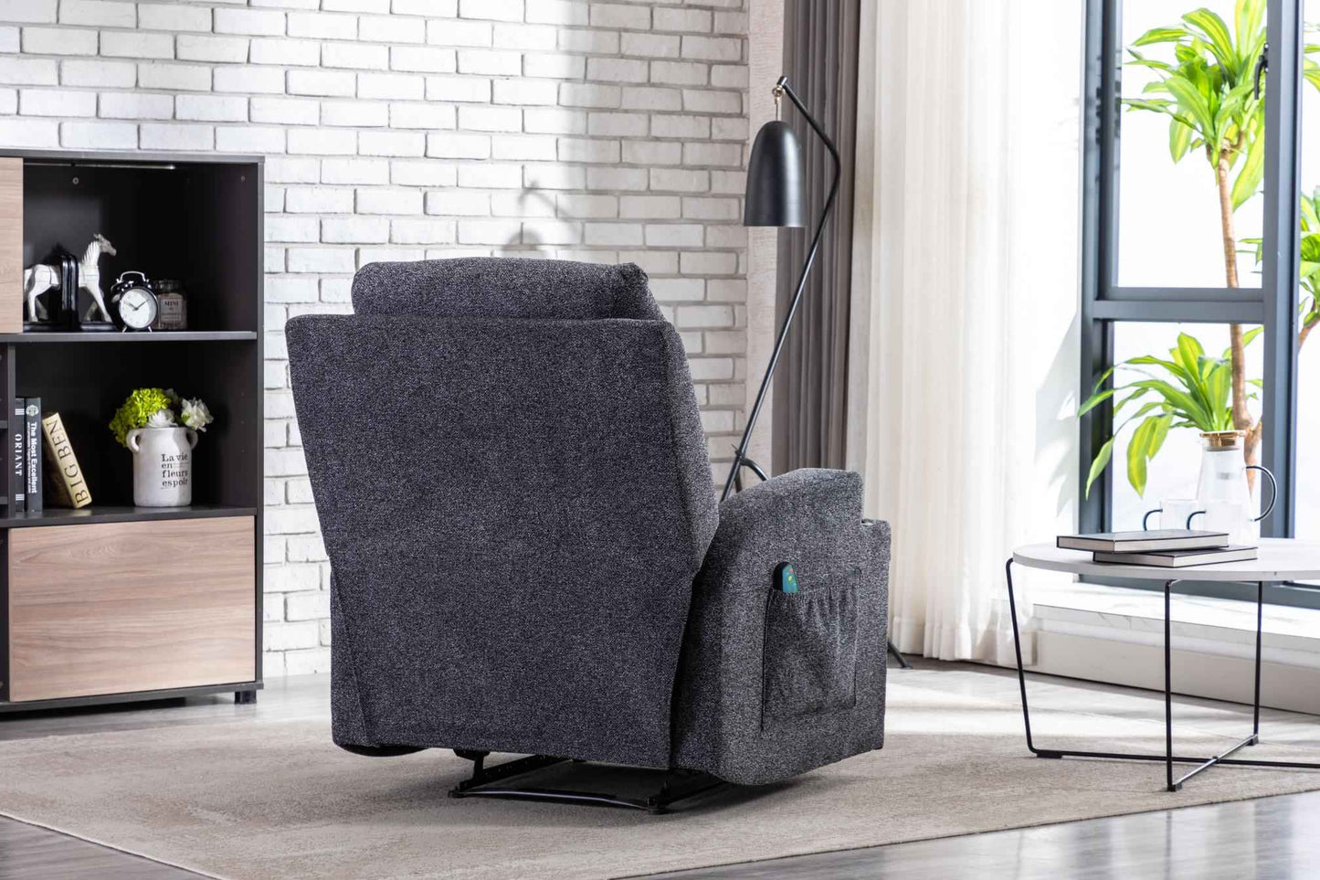 Sofá Individual Reclinable Manual Con Calefacción - Alex Bazar Mx