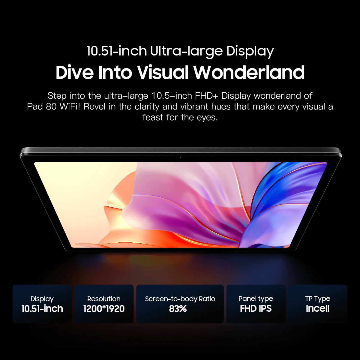 Blackview OSCAL Pad 80 WiFi Tablet 18GB 256GB Android 14