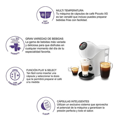 Krups Dolce Gusto Genio S White Capsule Coffee Maker
