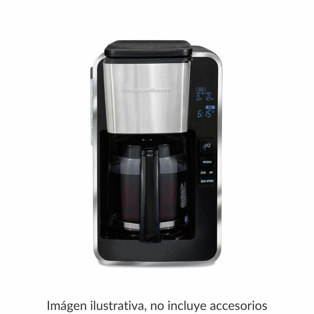 Hamilton Beach Programmable 12-Cup Coffee Maker, Silver