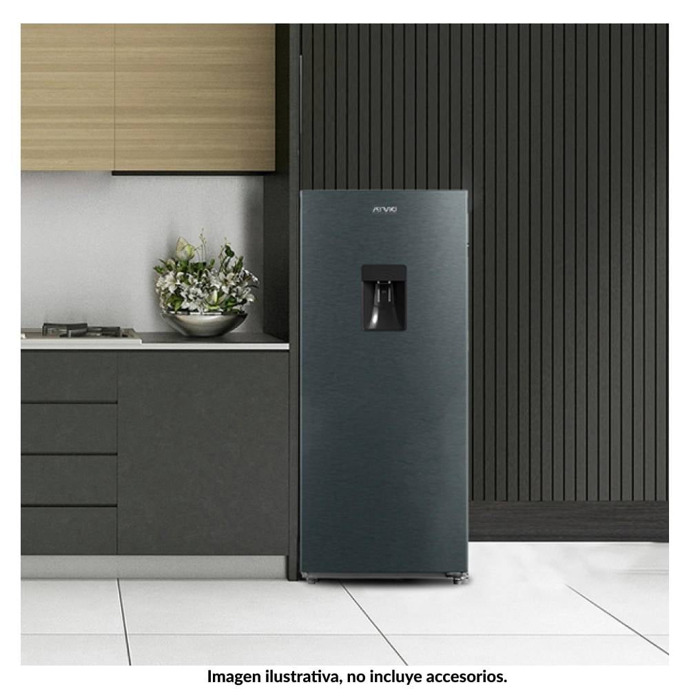 Refrigerador Semiautomático Atvio 6.6 Pies Con Despachador Color Silver