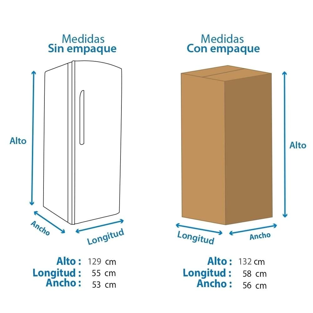 Refrigerador Semiautomático Atvio 6.6 Pies Con Despachador Color Silver