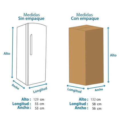 Refrigerador Semiautomático Atvio 6.6 Pies Con Despachador Color Silver