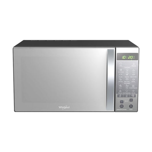 Horno de Microondas Whirlpool NA 1.1 Pies Frente Espejo Silver