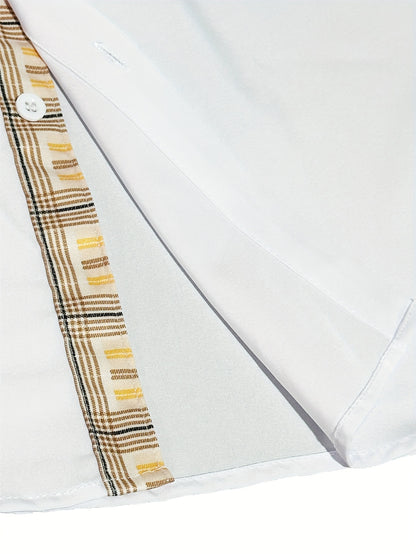 Gold Edge Men's Long Sleeve Shirt