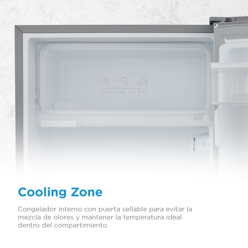 Refrigerador Midea 7 Pies Cúbicos 190 L Light Silver Low Frost - Alex Bazar Mx