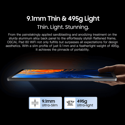 Blackview OSCAL Pad 80 WiFi Tablet 18GB 256GB Android 14