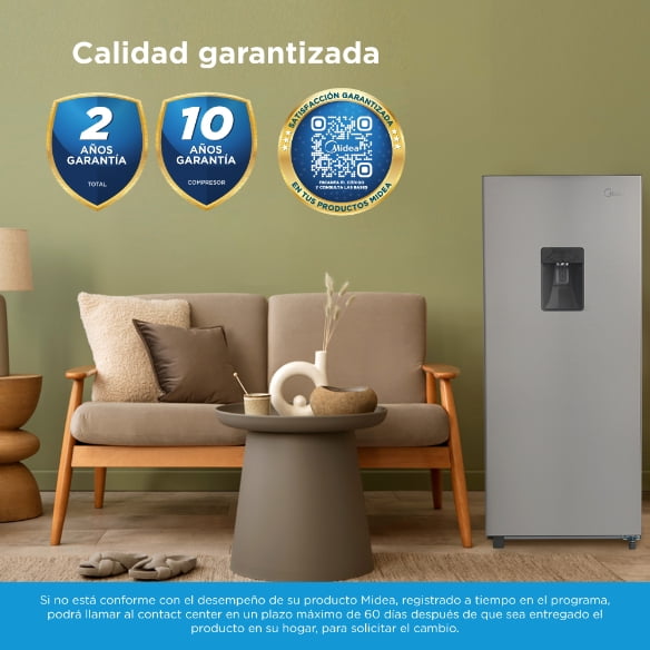 Refrigerador Midea 7 Pies Cúbicos 190 L Light Silver Low Frost - Alex Bazar Mx
