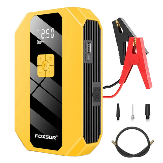 FOXSUR FJS-900 12V Portable Air Pump Multifunctional Emergency Start Power Supply