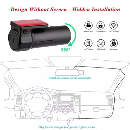 Mini Car Camera WiFi Monitor Full HD 