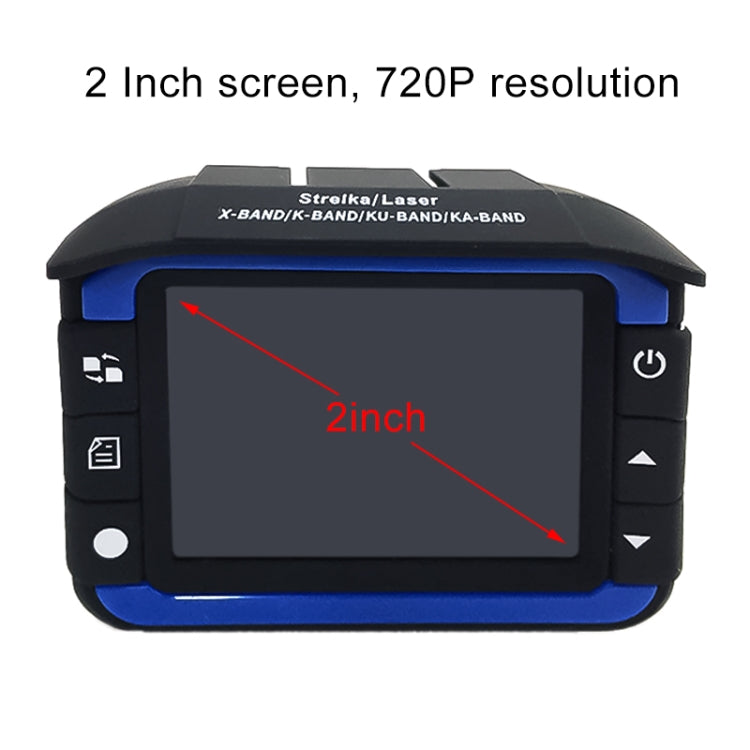 Cámara De Vídeo HD 720P 2.4 Pulgadas DVR + Detector De Radar Visión Nocturna