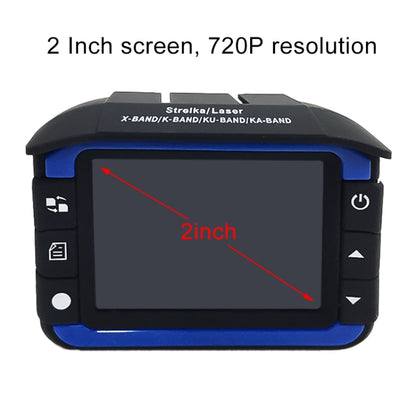 Cámara De Vídeo HD 720P 2.4 Pulgadas DVR + Detector De Radar Visión Nocturna