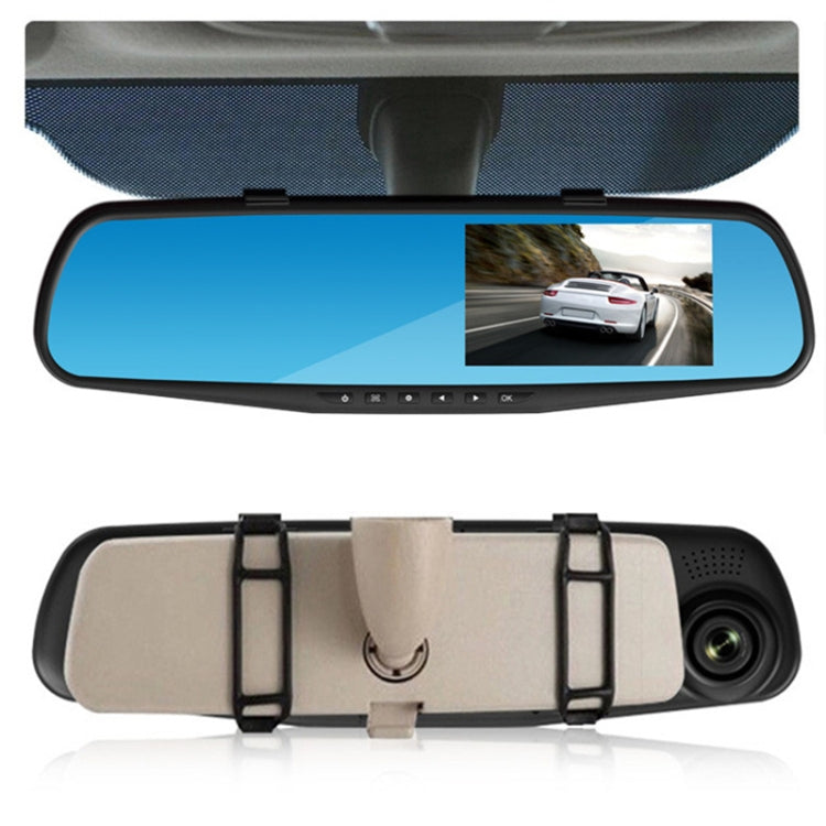 4.3-inch Dual-Lens HD Night Vision Camcorder with Parking Monitoring/Motion Detection VS6 