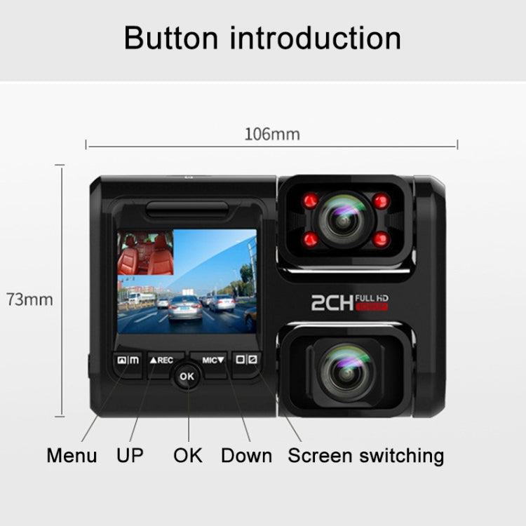 Videocamara de Conducción Panorámica 360 Grados Visión Nocturna HD 2160P GPS Z30