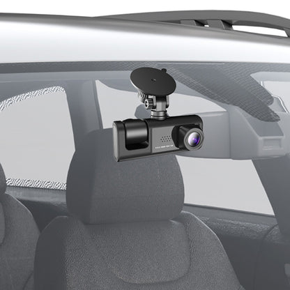 Videocamara De Conducción Para Automóviles Con Visión Nocturna HD Y Vídeo de 3 Lentes
