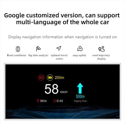 5.1 Inch Universal Head-Up Display HUD T1 Speed ​​Overspeed Alarm