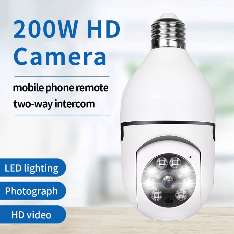 A6 2MP HD WiFi Bulb Camera with Motion Sensor and Night Vision