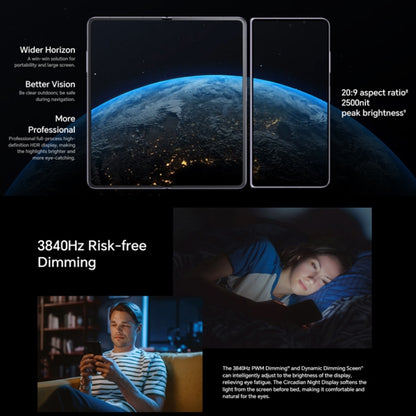 Honor Magic V2 Ultimate 5G, 7,92 pulgadas + 6,43 pulgadas MagicOS 7.2 Snapdragon 8 Gen2 Octa Core hasta 3,36 GHz, Red: 5G, OTG, no es compatible con Google Play, 16GB+1TB - Alex Bazar Mx