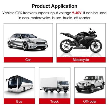 Mini Waterproof 9V-30V 3Pin GPS Vehicle Tracking System 