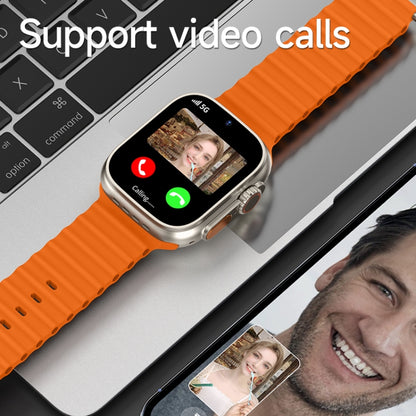 GS37 Smart Watch with 1.95 Inch Display Android 9.0, Spreadtrum SL8541E 1GB+16GB