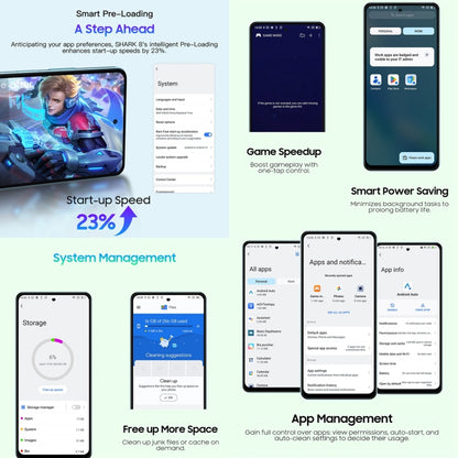 Blackview SHARK 8, Fingerprint ID, 6.78 Inch Android 13 MTK6789 Helio G99 Octa Core up to 2.2GHz, Network: 4G, OTG, 8GB+256GB