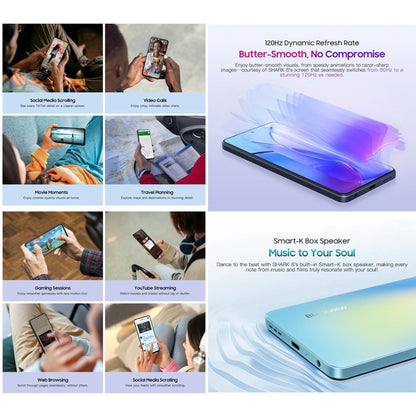 Blackview SHARK 8, Fingerprint ID, 6.78 Inch Android 13 MTK6789 Helio G99 Octa Core up to 2.2GHz, Network: 4G, OTG, 8GB+256GB