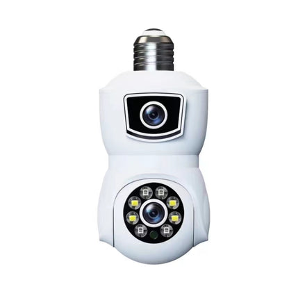 Cámara De Bombilla Inteligente nteligente Sensor De movimiento De Doble Lente DP41