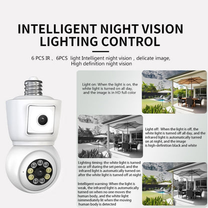 Cámara De Bombilla Inteligente Visión Nocturna Sensor De DP44