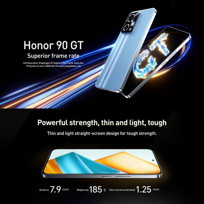 Honor 90 GT, 6,7 pulgadas Magic OS 7.2 Snapdragon 8 Gen 2 Octa Core hasta 2,84 GHz, Red: 5G, OTG, NFC, compatible con Google Play, 12GB+256GB, 16GB+256GB, 16GB+512GB, 24GB+1TB - Alex Bazar Mx