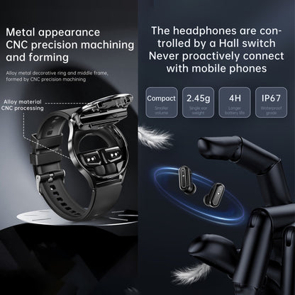 X10 Earphones + 1.39 Inch Waterproof Smart Watch Bracelet