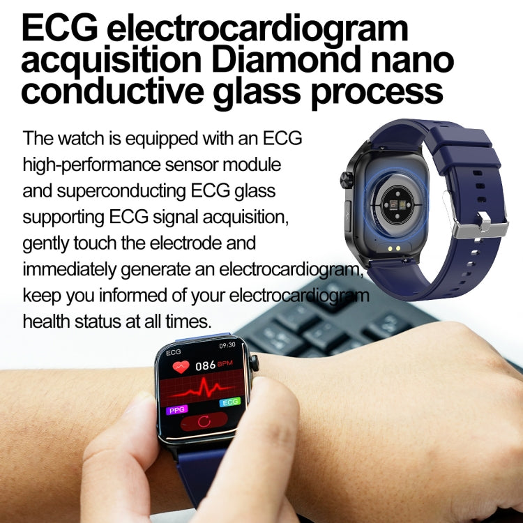 Smart Watch Bluetooth Call/ECG 2.04 Inch AMOLED Screen ET580