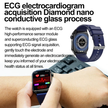 Smart Watch Bluetooth Call/ECG 2.04 Inch AMOLED Screen ET580