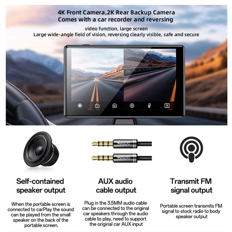 Consola Central Yesido KM18 9 Pulgadas Con CarPlay KM18