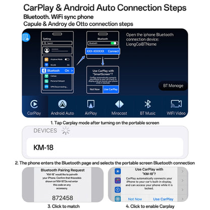 Consola Central Yesido KM18 9 Pulgadas Con CarPlay KM18