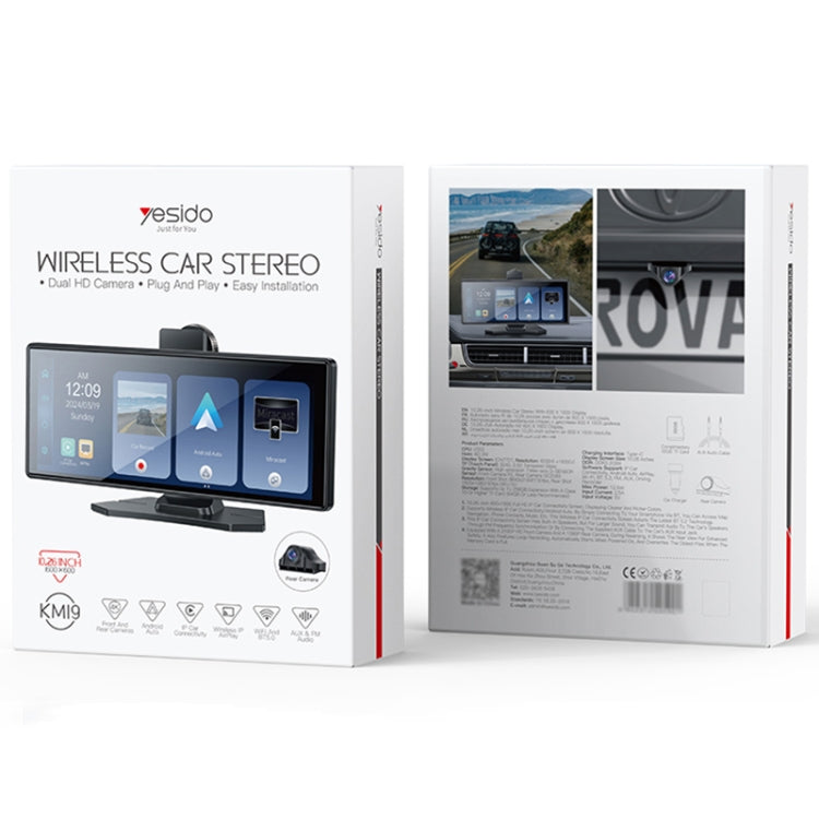 10.26 Inch Center Console with CarPlay Yesido KM19 