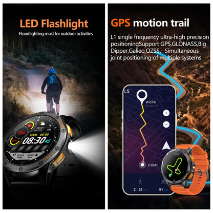 LEMFO K67 Smart Watch with GPS, 1.43-inch AMOLED Display