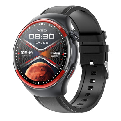 T82 Smart Watch with 1.43 Inch Round Screen, Bluetooth Calls, Heart Rate, Blood Pressure, Blood Oxygen, Sleep, Blood Sugar, HRV, Metope and SOS, Silicone Black, Silicone Red, Silicone Blue, Leather Brown ...