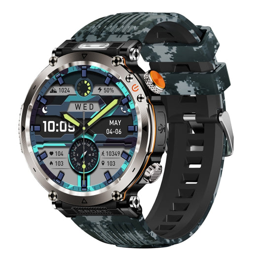 HT30 1.7-inch Smart Watch with Camouflage Strap