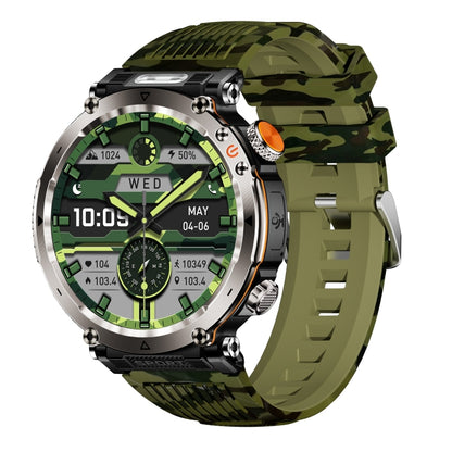 Reloj Inteligente HT30 de 1.7 Pulgadas Con Correa De Camuflaje
