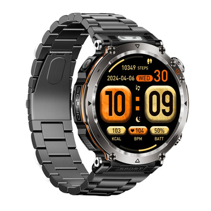HT30 1.7 Inch Smart Watch with IP68 Waterproof Steel Band