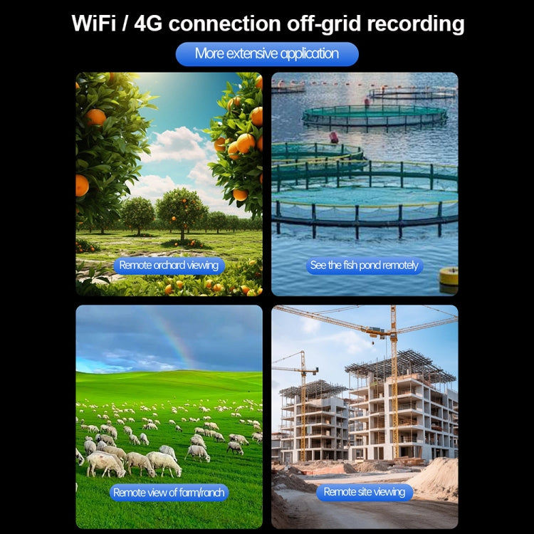 Cámara HD Para Exteriores Con Monitoreo de Alumbrado Público 4G Serie XA Solar