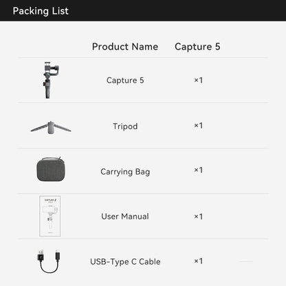 Funsnap Capture 5 Professional 3-Axis Handheld Stabilizer for Phone