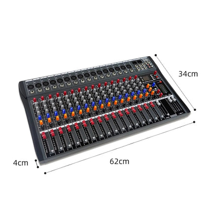 Consola Mezcladora de Audio Para DJ de 16 Canales Con Alimentación de 48 V XTUGA CT160X