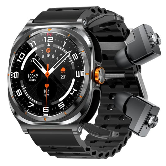 1.53 Inch 2-in-1 Smart Watch with Bluetooth Earphones GT98
