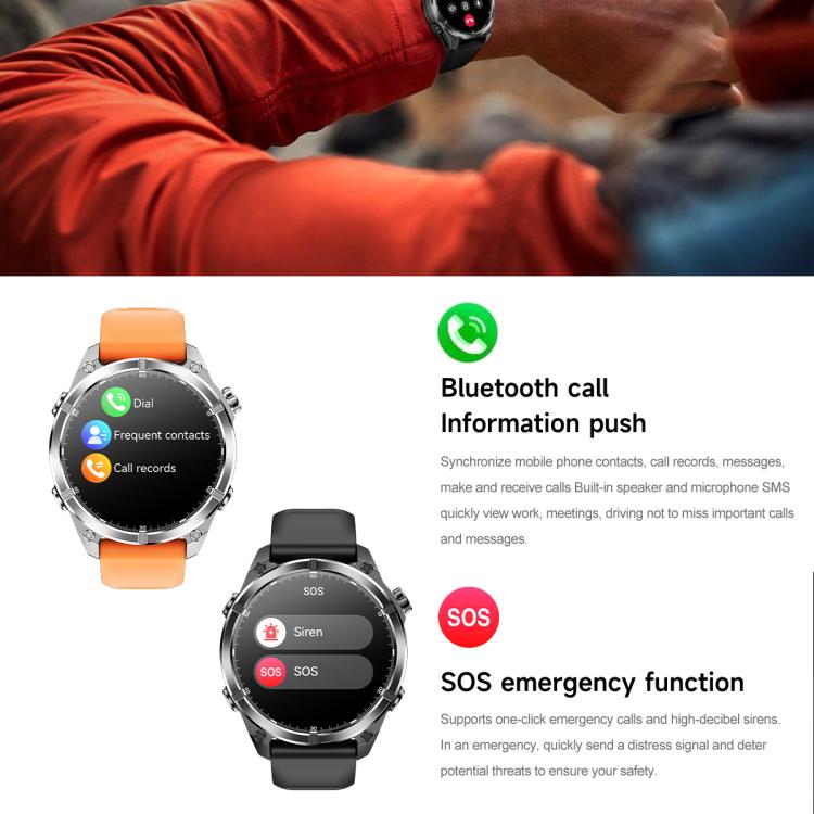 1.43 Inch AMOLED Display HD300 Sports Smart Watch