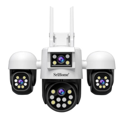 Cámara De Seguridad SriHome SH069 De 8 MP Zoom Digital 3X 4 Lentes HD