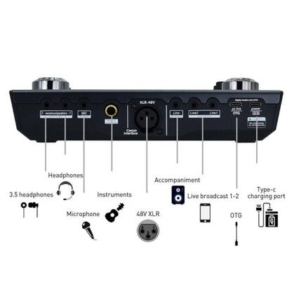 SX97 Multi-function Professional Mixer Live Streaming Sound Card, SX97