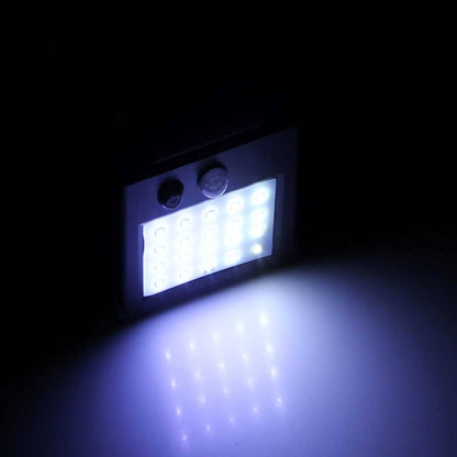20 LED White Light Solar Motion Sensor Light 