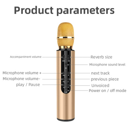 K3 Bluetooth 5.0 Condenser Microphone Karaoke Live Stereo Sound Wireless Bluetooth